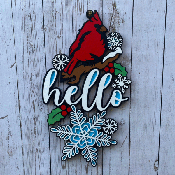 Cardinal hello sign
