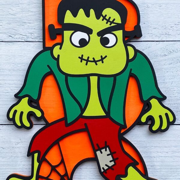 Frankenstein Halloween sign