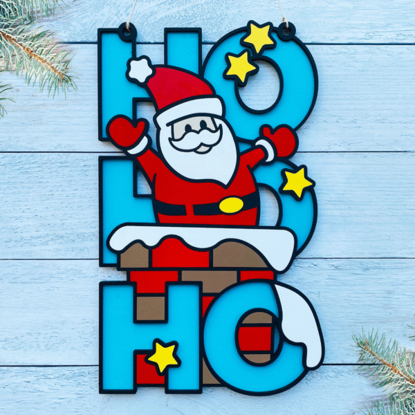 Layered Christmas wall hanger
